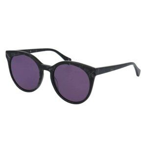 Yohji Yamamoto 5003-024 Grey Shell / Purple Lens Sunglasses